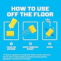 Vista 4 de Mr. Clean Limpiador líquido multiusos multisuperficie, con Gain Original, 45 onzas cada botella (paquete de 2) (total de 90 onzas líquidas)