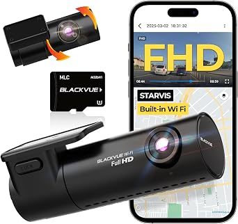 BlackVue DR590X Plus, Dual 1080P Dash Cam Front and Rear, STARVIS Sensor, Free 32GB Micro SD Card & Hardwire Cable Included, Dash Camera for Cars, 24H Parking Mode, Built-in Wi-Fi, GPS, App Control