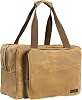 Kaaltisy 16oz Waxed Canvas Tool Bag Robust Zipper Garden Tools Tote with 3 Compartments & Padded Handle (Grey) Tool Organizer for Gardening Wire Cutters Goggles