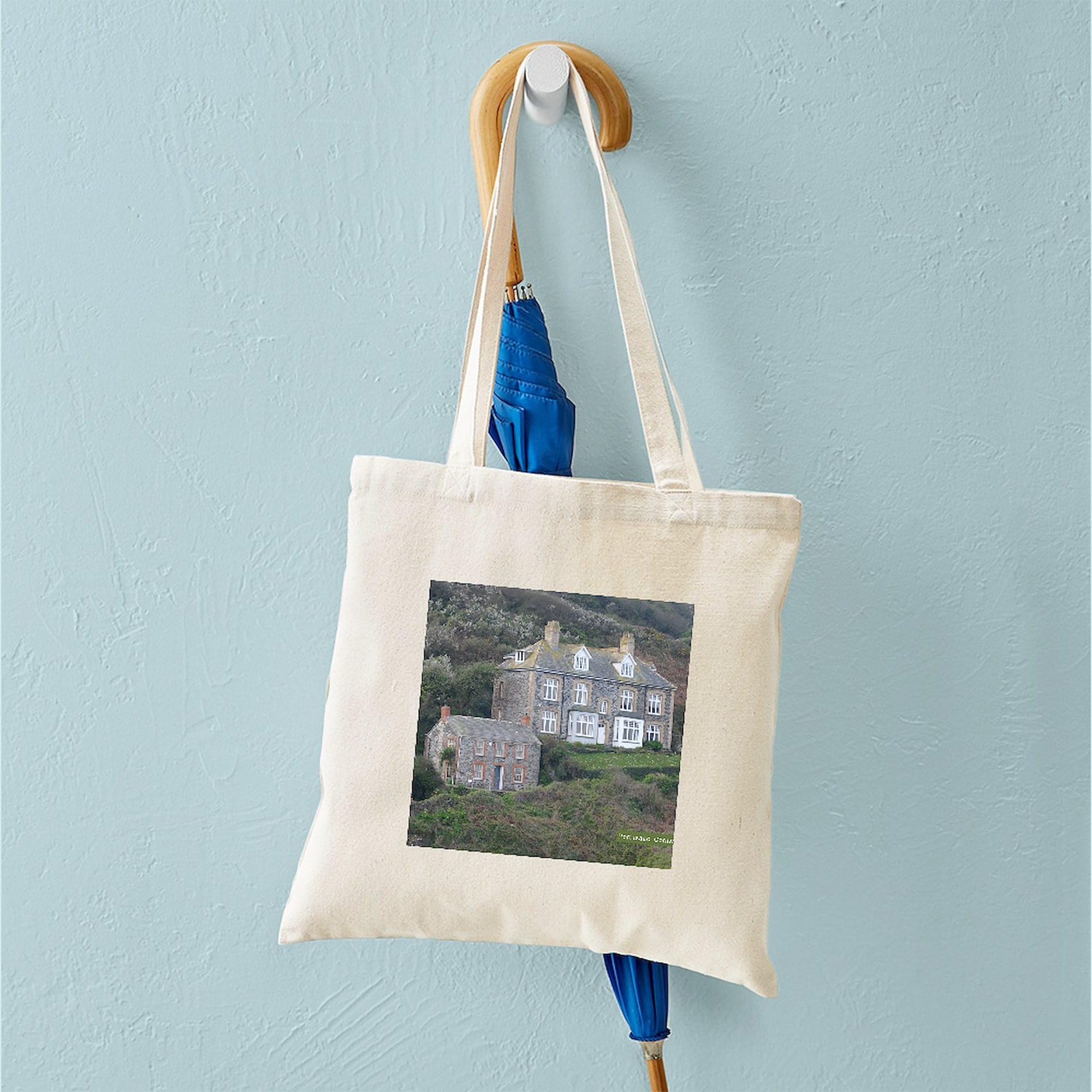 Port Isaac Canvas Tote Bag – Reusable Natural Cotton Tote For Shopping, Beach, Or Daily Use, Two Sizes Available