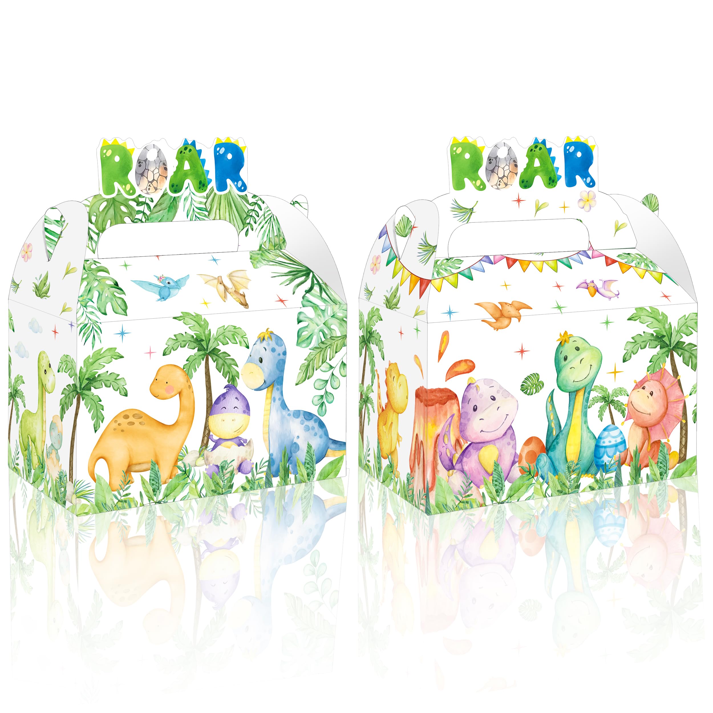 Photo 1 of iPartyFun Dinosaur Party Treat Boxes (12 Pack)