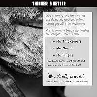 Vista 5 de OneDTQ Beard Wash for Itchy Beard & Beardruff – Natural – Soothes Skin, Softens, Deep Cleans Medicine Man 4,7 FL OZ Beard Care