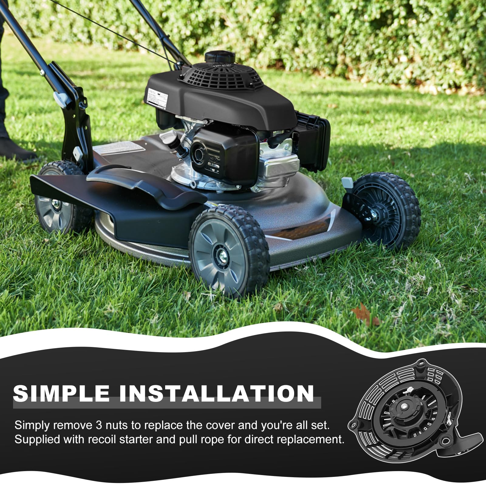 Avviamento a Strappo per Honda GC135 GC160 GCV135 GCV160 EN2000 Motore Tosaerba Avviatore Manuale