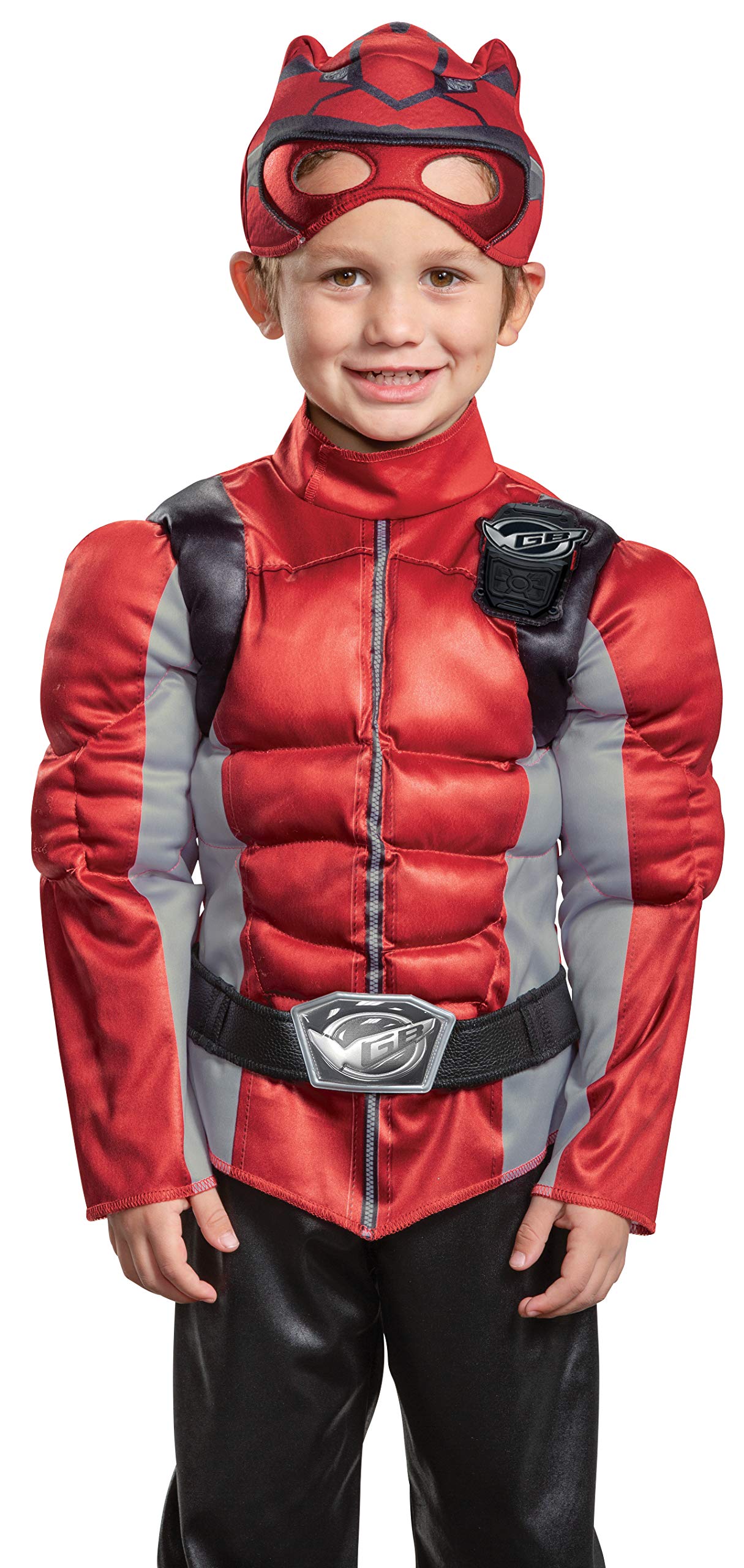 Disguise Red Ranger Beast Morpher Toddler Boys' Muscle Costume