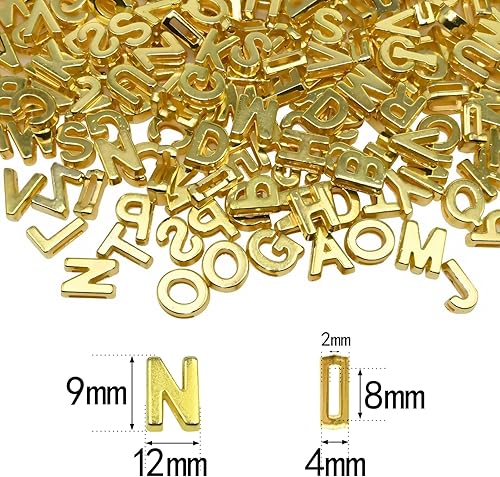 Vista 133 de Amaney - 1200 cuentas de letras de la A a la Z de 0.157 x 0.276 in, cuentas redondas blancas del alfabeto acrílico, incluye 100 cuentas de corazón
