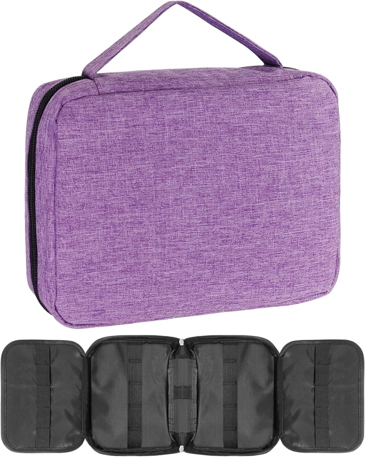 Strap Organizer Box – storage case, portable travel holder, protective band wallet | multi-compartment accessory pouch, compact strap collection keeper for frequent travelers and collectors