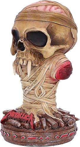 Miniatura 2 de Nemesis Now Metallica One Bust Box, resina, mercancía oficial de Metallica, regalo de mascota de banda Metallica, colección de metal pesado, fundido
