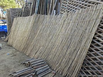 TCLPVC Natural Bamboo Fencing Decorative Rolled Fence Panel Select Size 7by20 ft