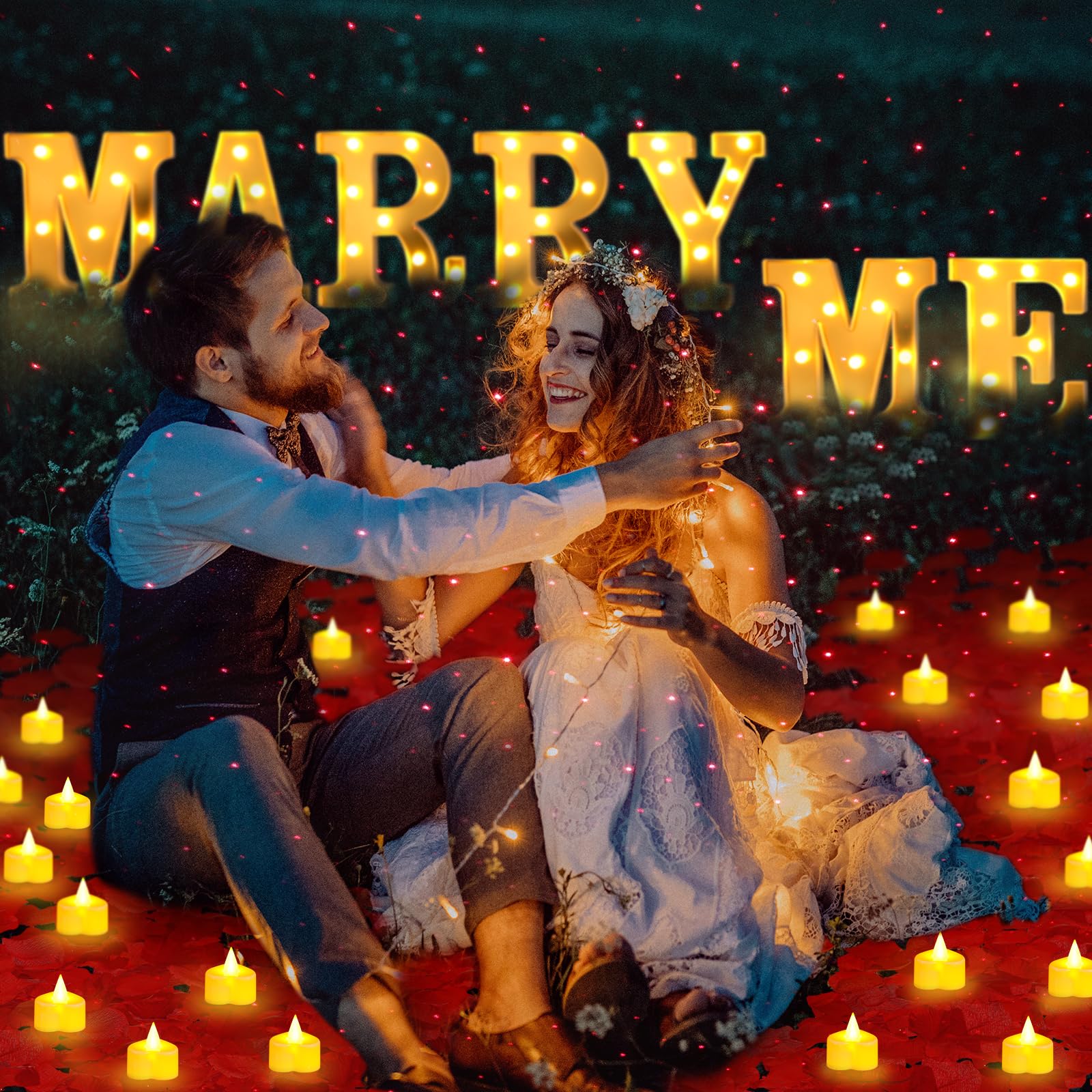 Marry me ledライト サプライズ プロポーズ 結婚 Amazon.co.jp : Hortsun Marry Me ライトアップ レター