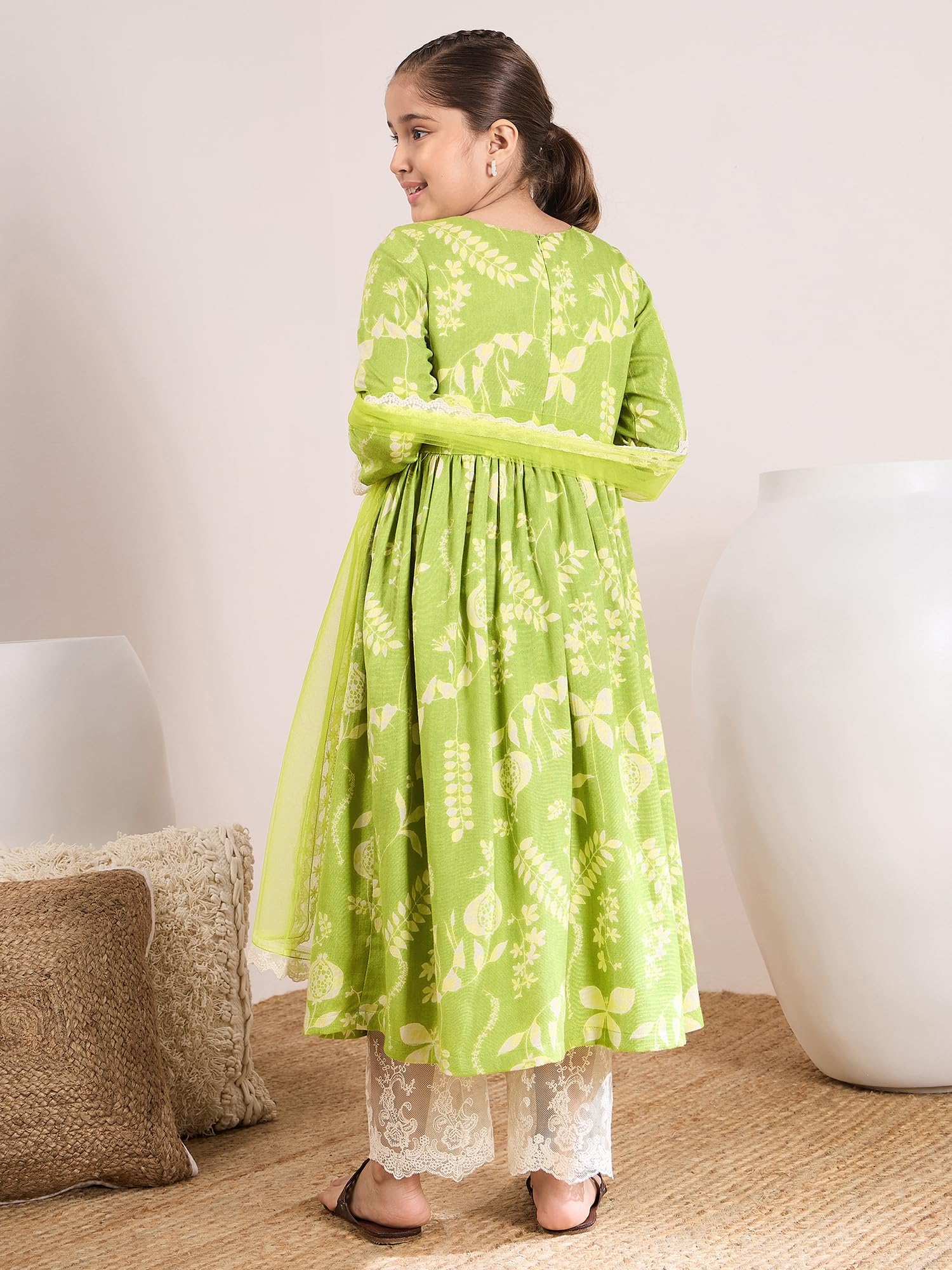 Pspeaches Dziewczynki 1 Kurta, 1 Payjama, 1 Dupatta
