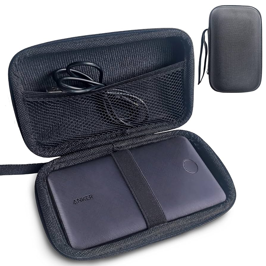 ★Essential 20000mAh モバイルバッテリー対応収納ケース 黒 Amazon | 収納ケース対応 Anker PowerCore Essential 20000