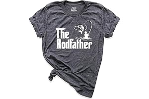 The Rodfather: The Ultimate Fishing Shirt for Dads and Grandpas