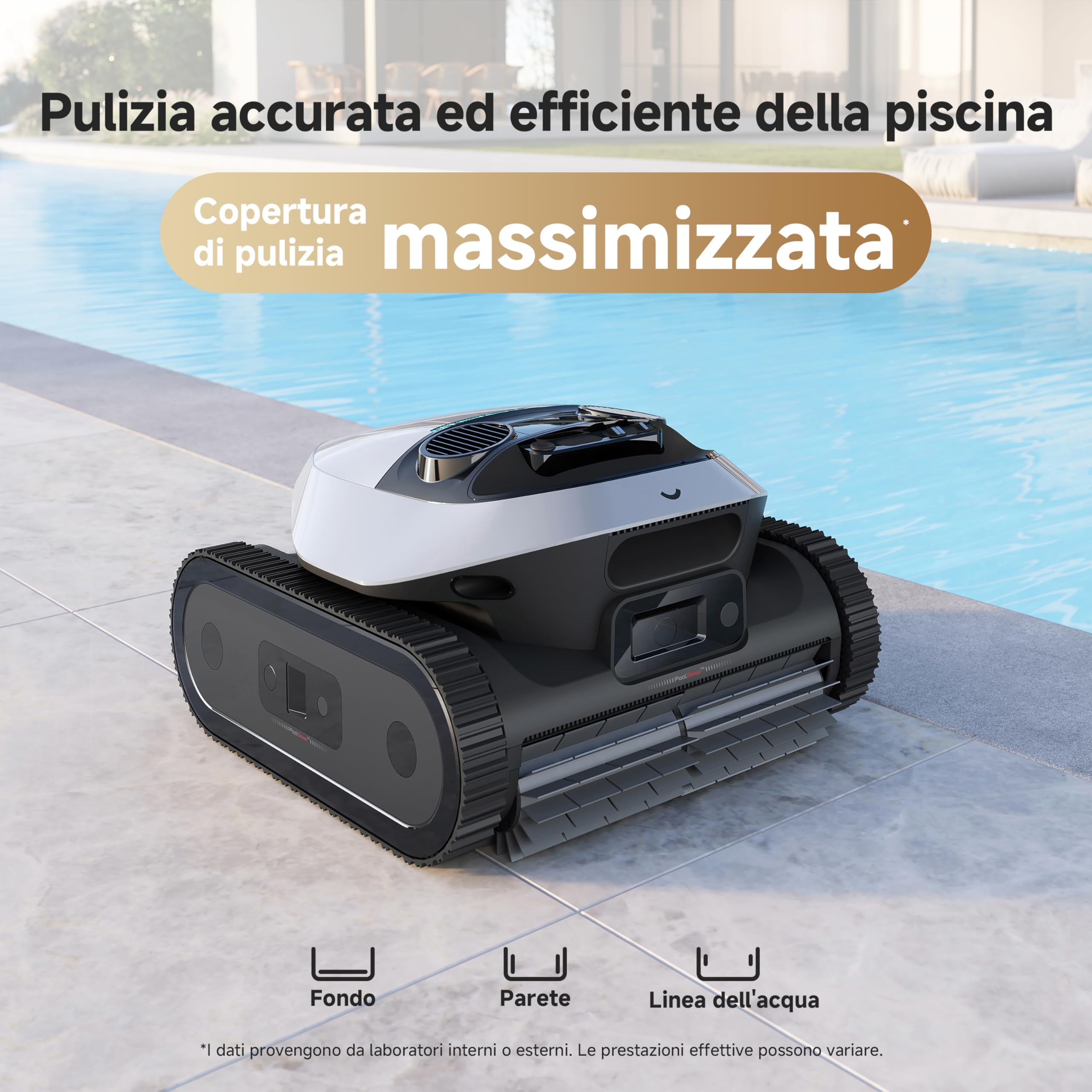 ᐅ Robot piscina automatici senza fili per la pulizia di fondo e pareti