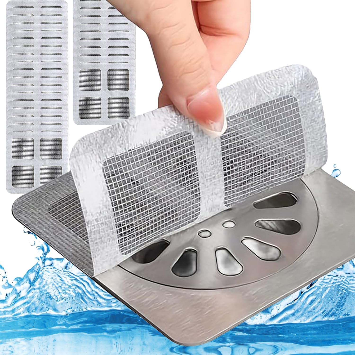 40 Pcs Drain Cover for Bathroom, Drain Guard Mesh Shower Drain Cover, Disposable Shower Drain Hair Catcher for Bathroom Accessories Apartment Essentials for Kitchen Sink Bathtub (B0D6QVKP5M) Amazon Price History, Amazon Price Tracker