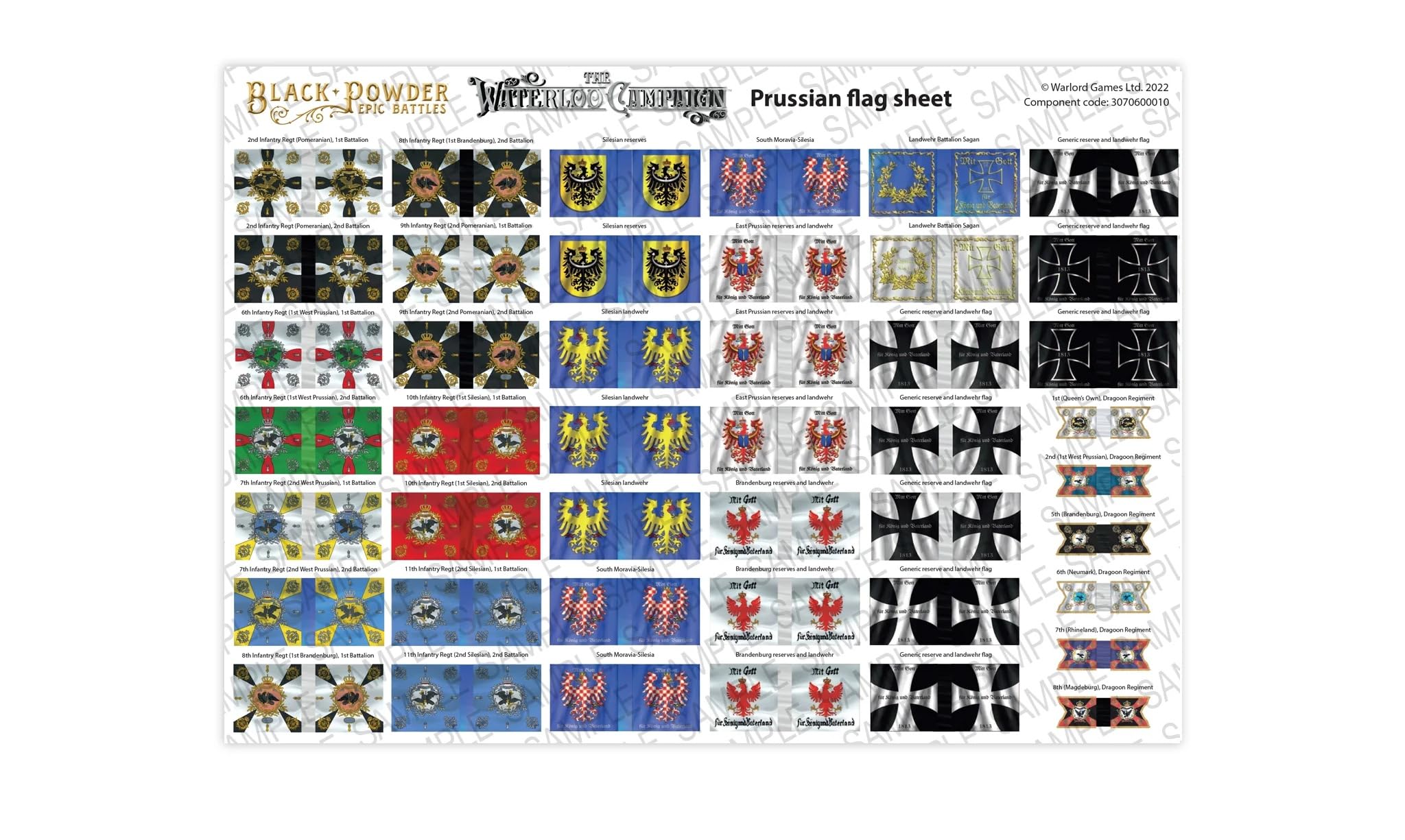 Warlord Games, Battaglie epiche in polvere nera - Waterloo: Brigata di fanteria prussiana