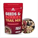 Omay Foods Seeds & Berries Mix, 400g Pouch | Trail Mix | Roasted Seeds, Dried Berries | Antioxidants, Omega-3 & Fibre | No Added Sugar | Oil-Free | Healthy Snack for Weight Loss gallery image