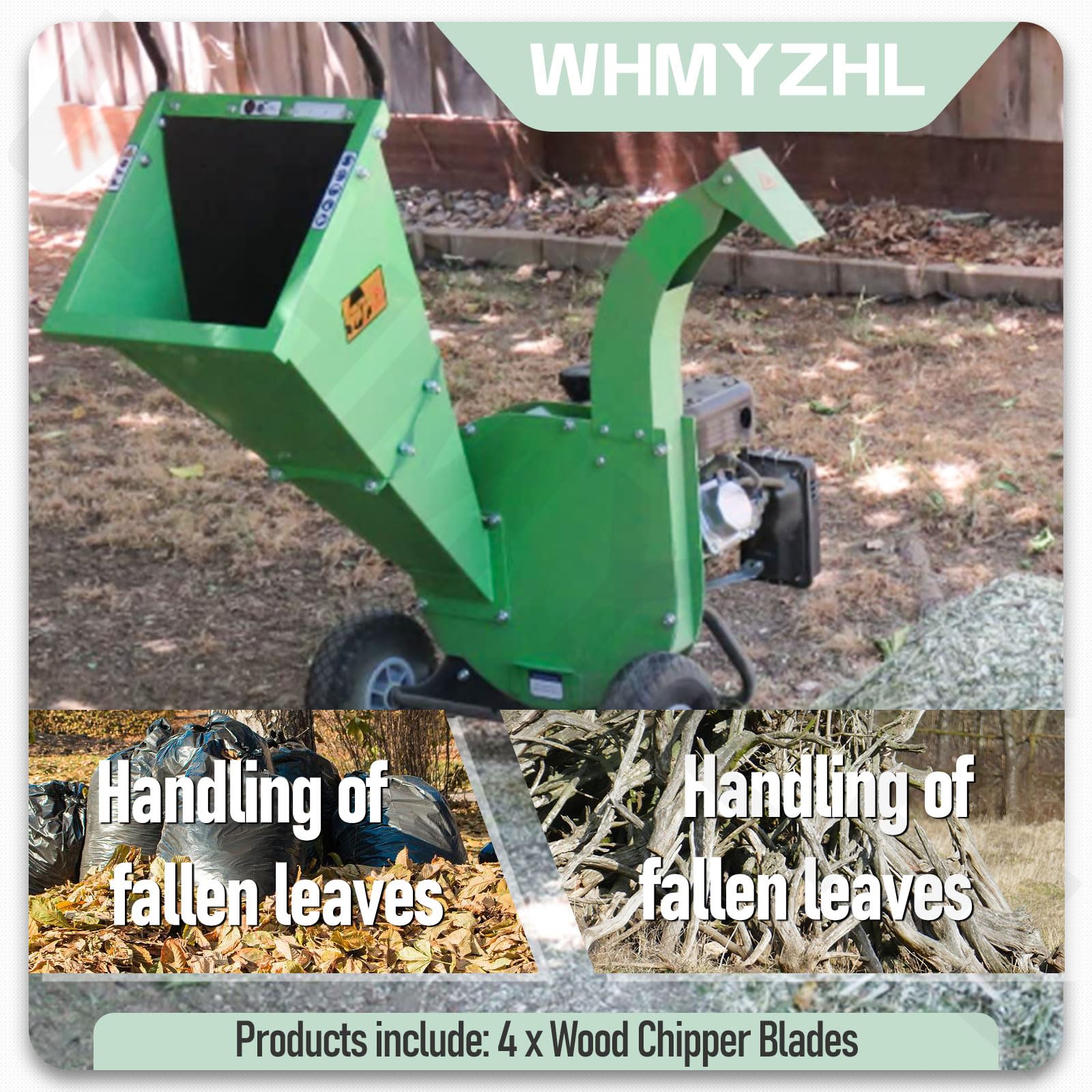 Amazon.com : WHMYZHL 4 Pack Wood Chipper Shredder Blades for
