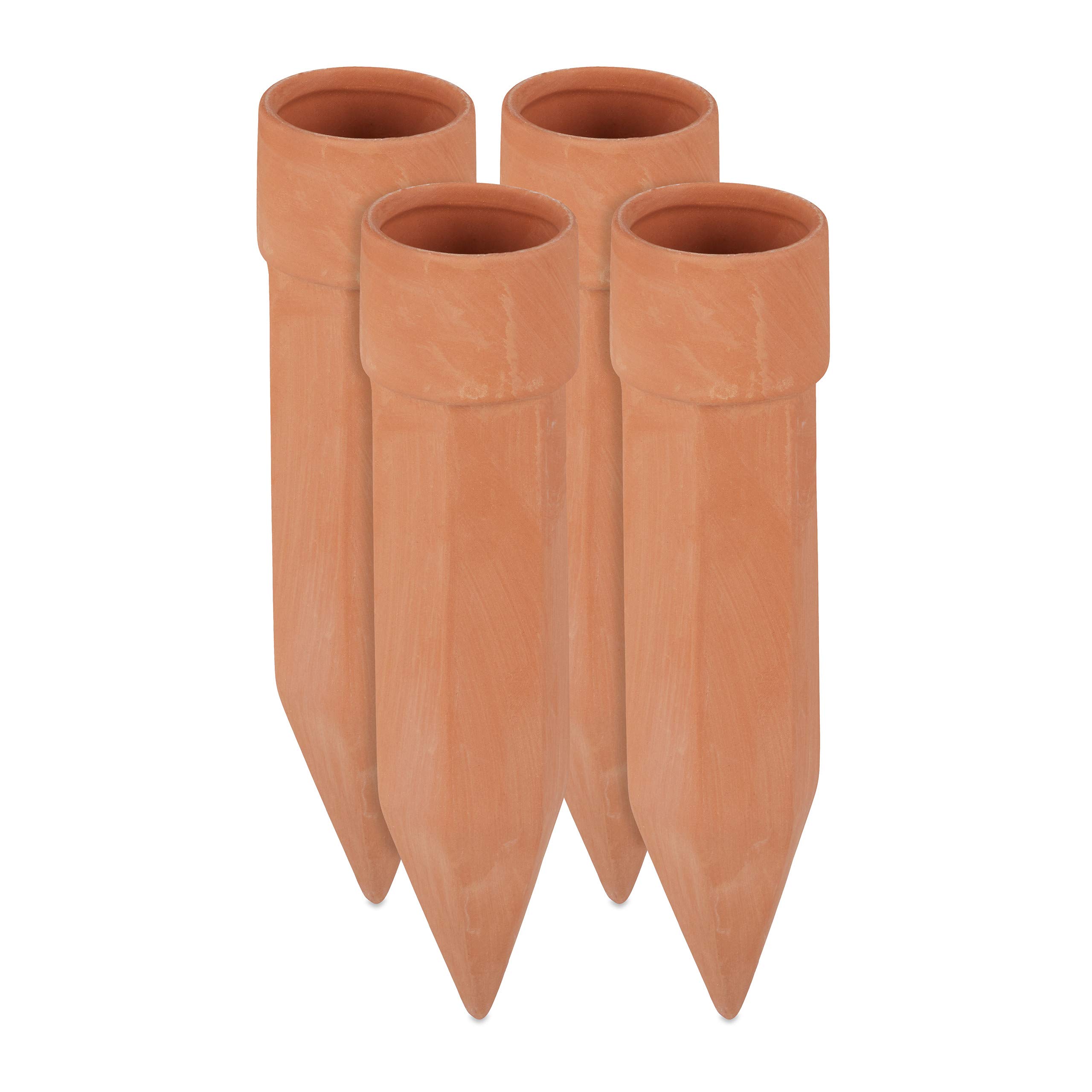 Cône en argile d'arrosage authentique en terre cuite, diffuseur durable 19 cm