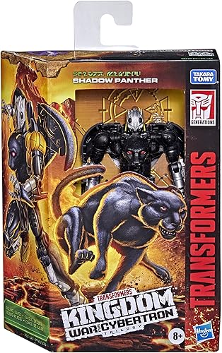 Miniatura 4 de Transformers Toys Generations War for Cybertron: Kingdom Deluxe WFC-K31 Shadow Panther Figura de acción – Niños a partir de 8 años, 5.5 pulgadas