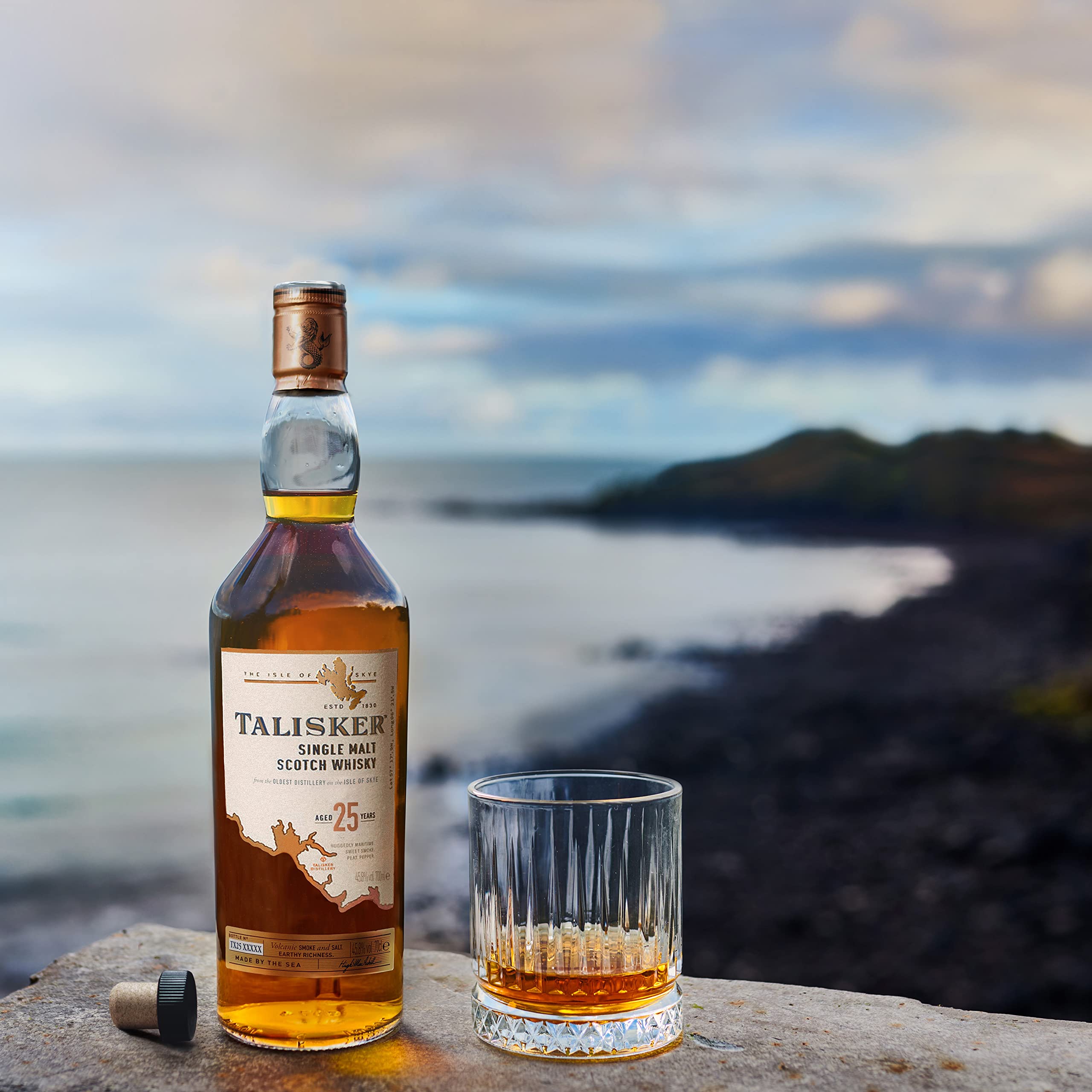 Talisker 25 Years Old Single Malt Whisky, 700 ml : Amazon.sg: Grocery
