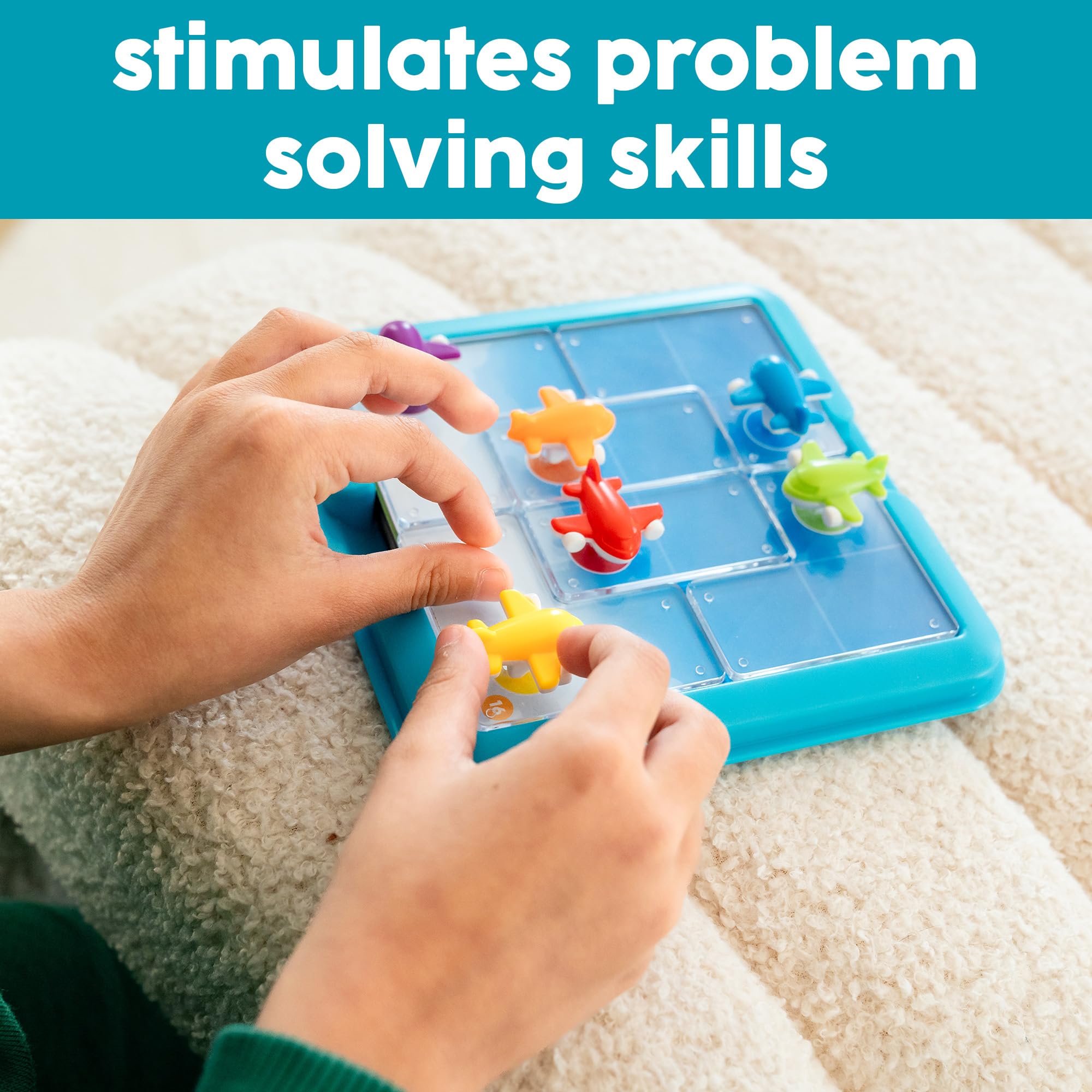 SmartGames - Take Off, 1 joueur de puzzle avec 60 défis, à partir de 5 ans