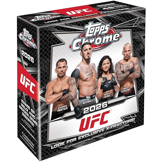 2026 Topps Chrome UFC - Factory Sealed - Mega Box
