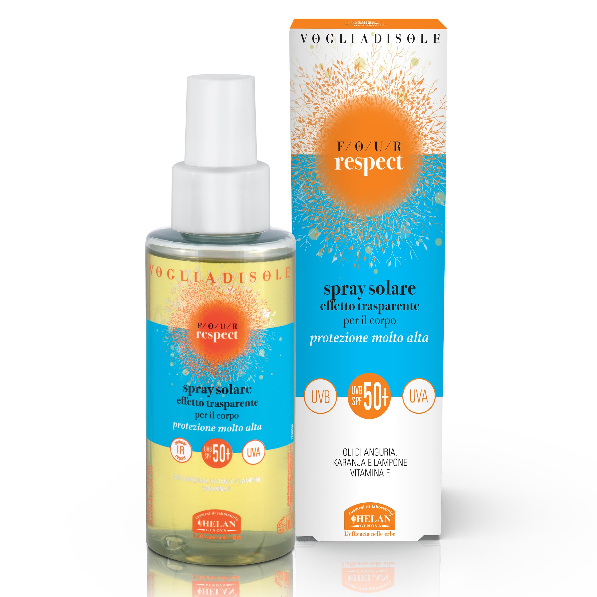 Helan - Vogliadisole Respect Transparent Sun Spray 150 mL