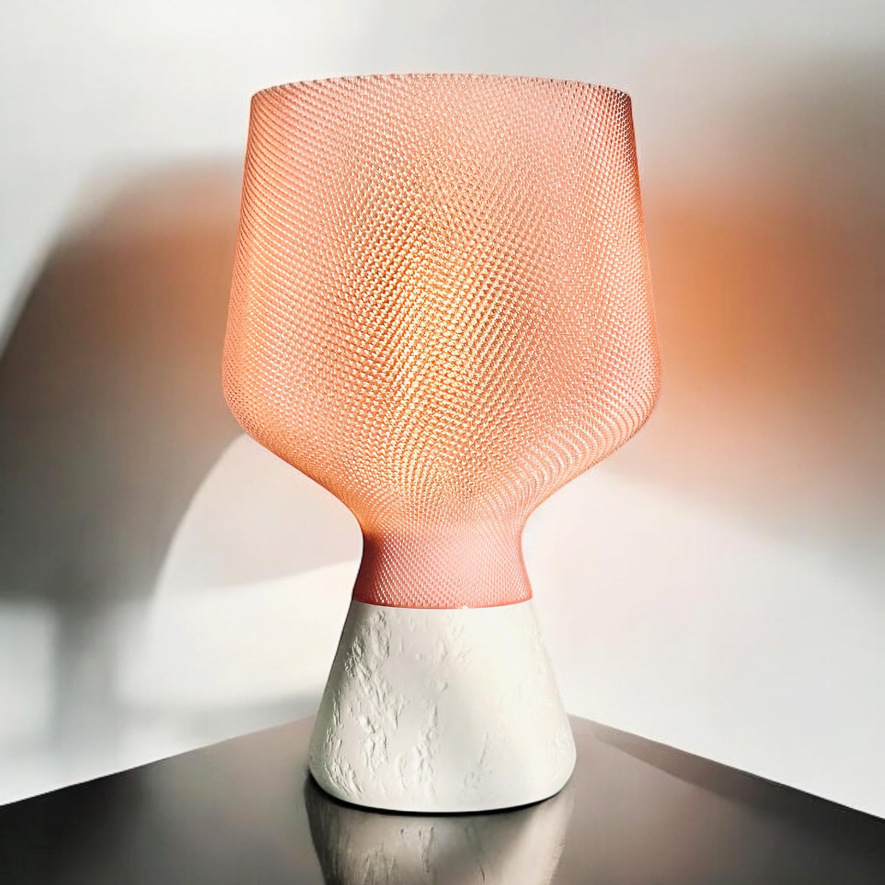 Caliz 3D Printed Table Lamp | Modern Decorative Bedside Lamp for Bedroom & Living Room | Aesthetic Designer Lamp | Warm Ambient Lighting | Eco-Friendly PLA-image-37
