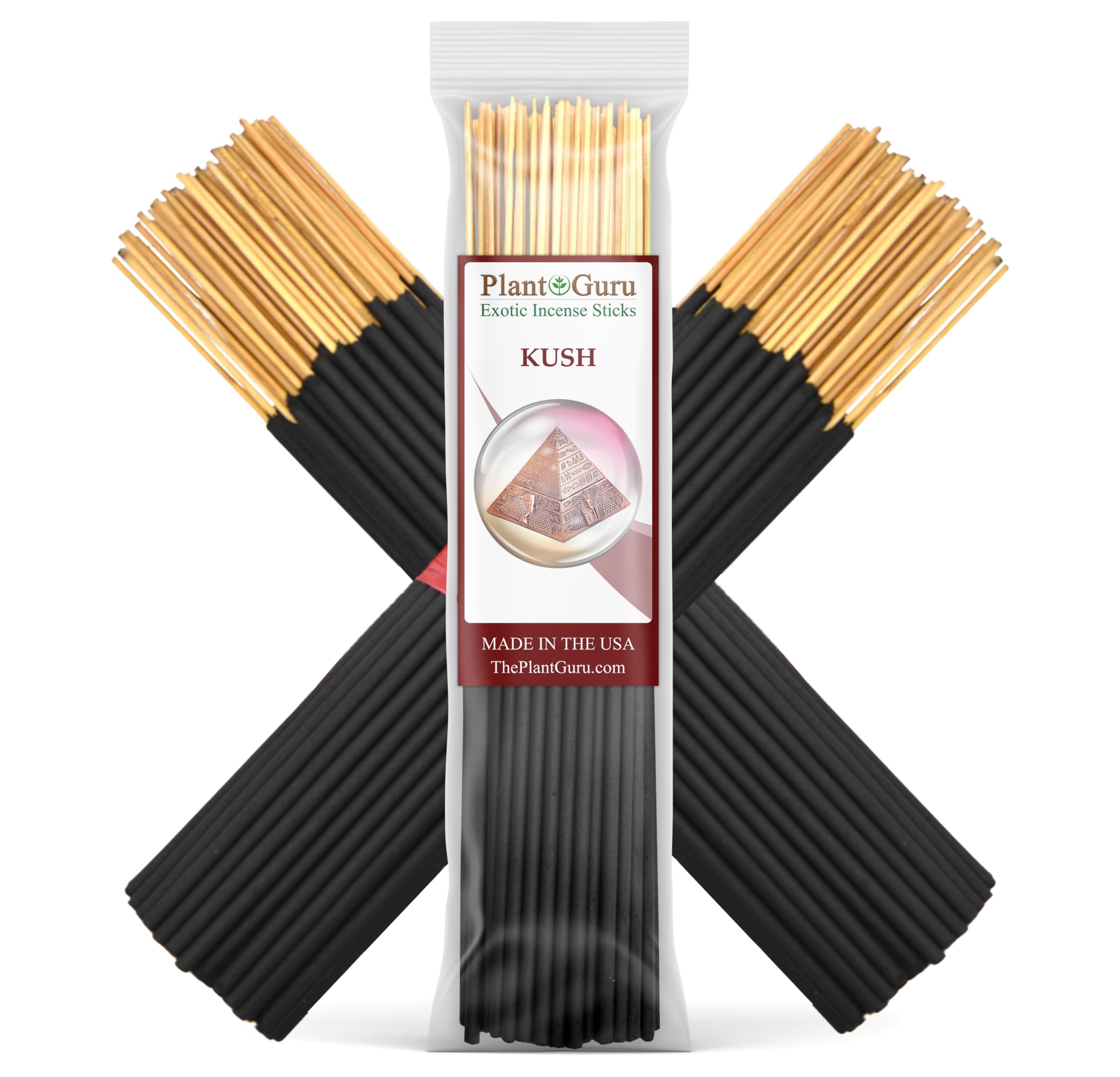 Kush Exotic Incense Sticks 7 Inch - Bulk 1 Bundle 85 to 100 Sticks - Natural 7" Long Lasting Aroma That Burns for 30 to 45 Minutes.
