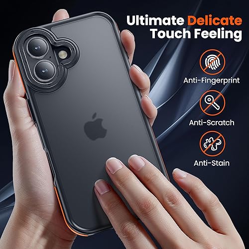 Miniatura 16 de Funda para iPhone 12, a prueba de golpes, para iPhone 12 Pro, protección contra caídas de grado militar, parte trasera dura, delgada, translúcida