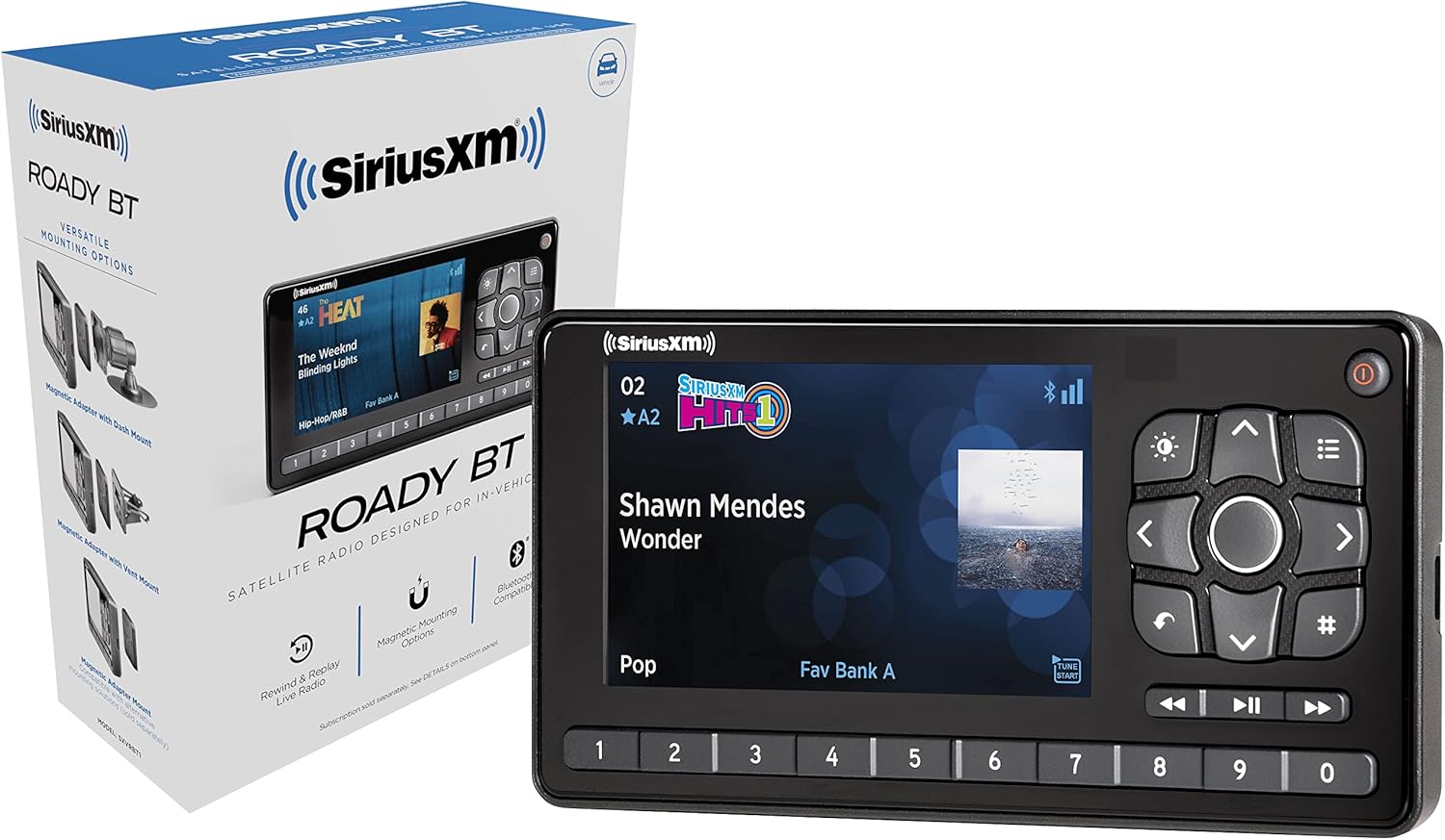 SiriusXM Roady BT Vehicle Satellite Radio Enjoy SiriusXM