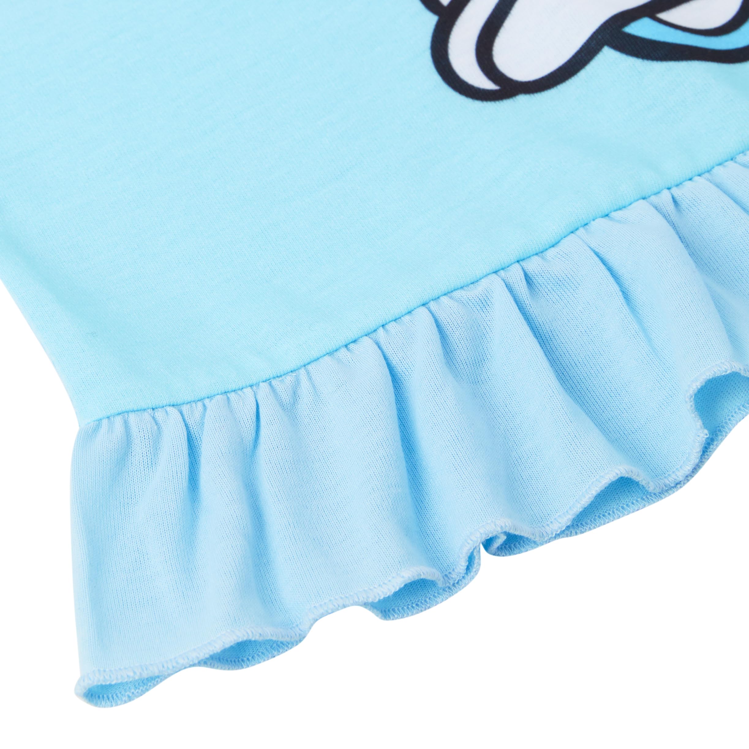 Chemise de Nuit Bleue pour Fille Minnie Mouse