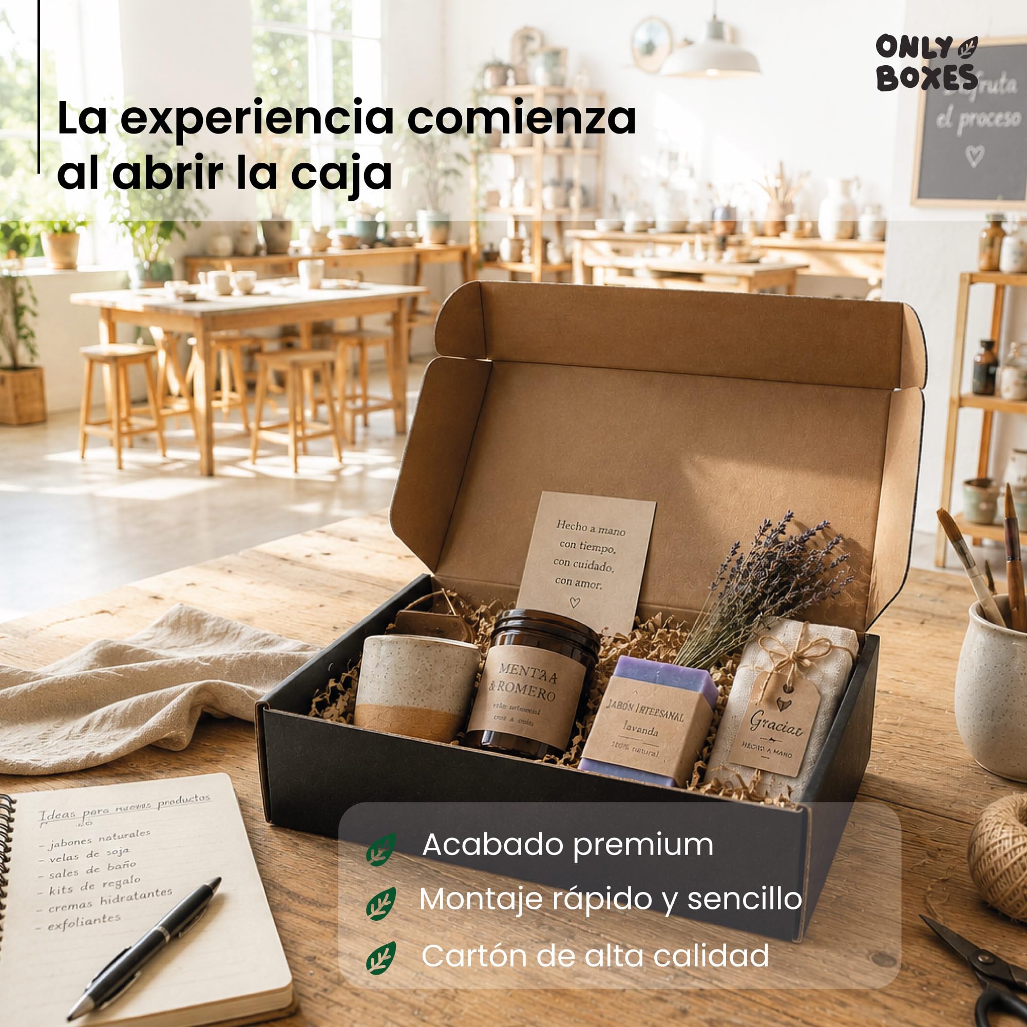 Caja De Cartón Negra Automontable, Pack 20,Tamaño 30x22x8 cm | Ideales para envío postal o regalo, cajas resistentes y prácticas.