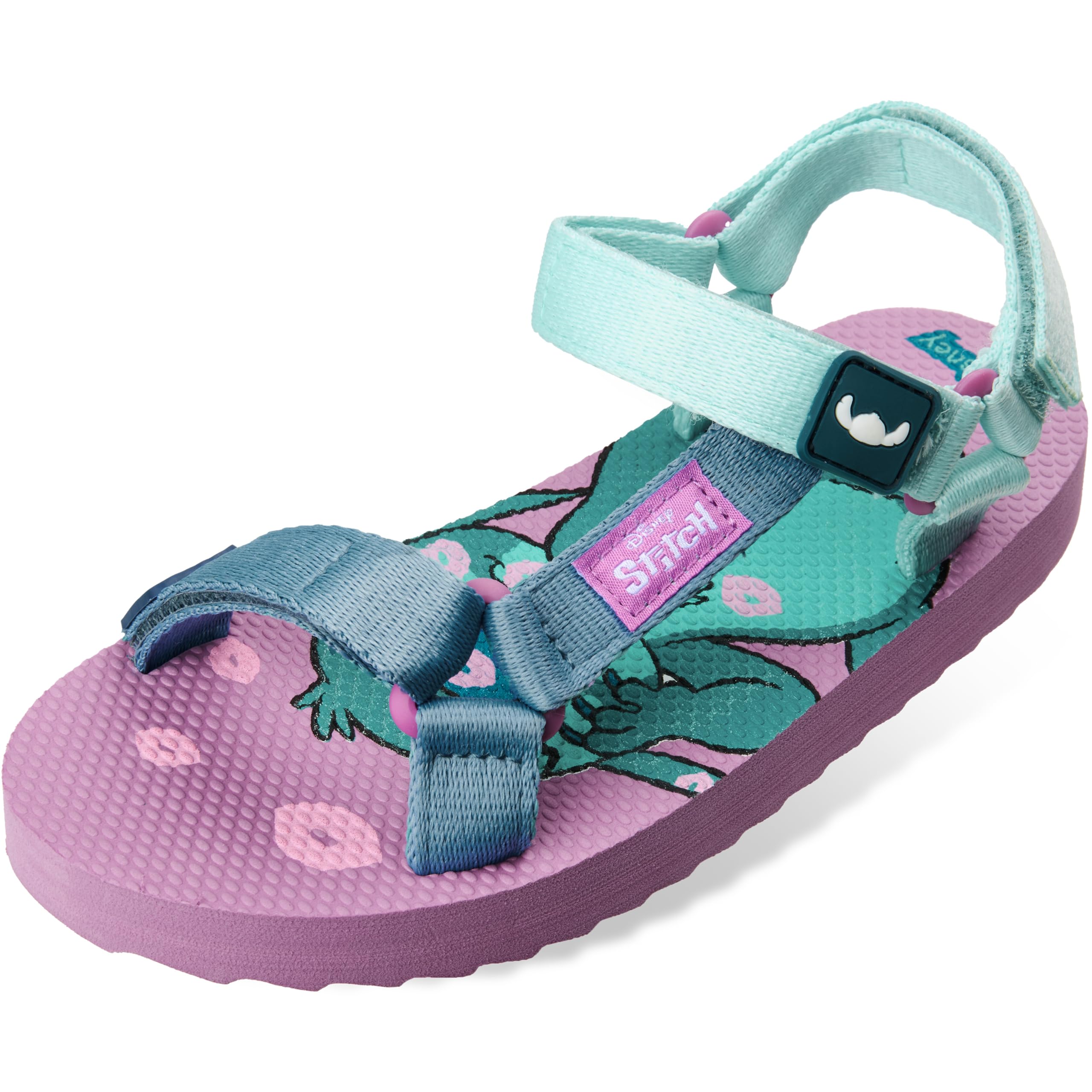 Disney Stitch Girls Sandals, Summer Shoes with Adjustable Straps - Stitch Gifts