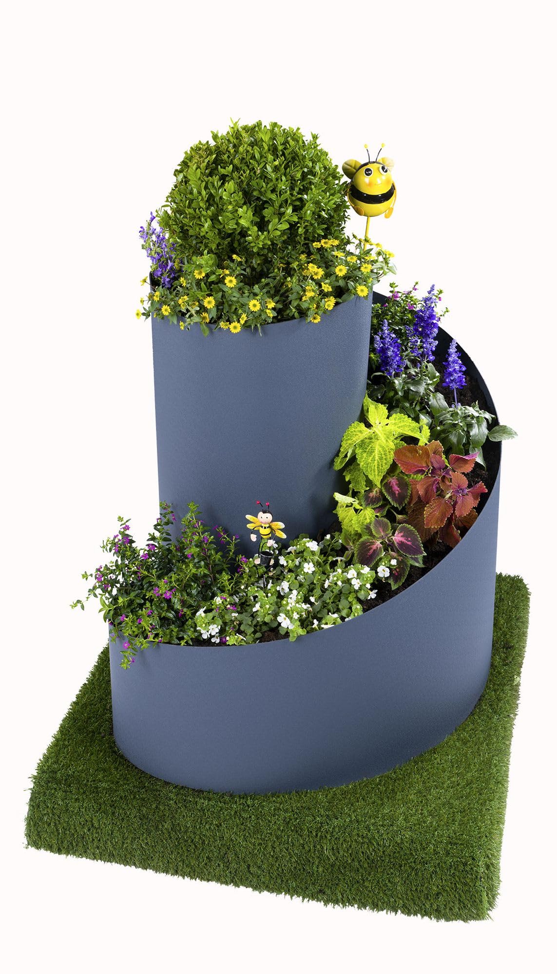 spirale aromatique acier 80cm grise