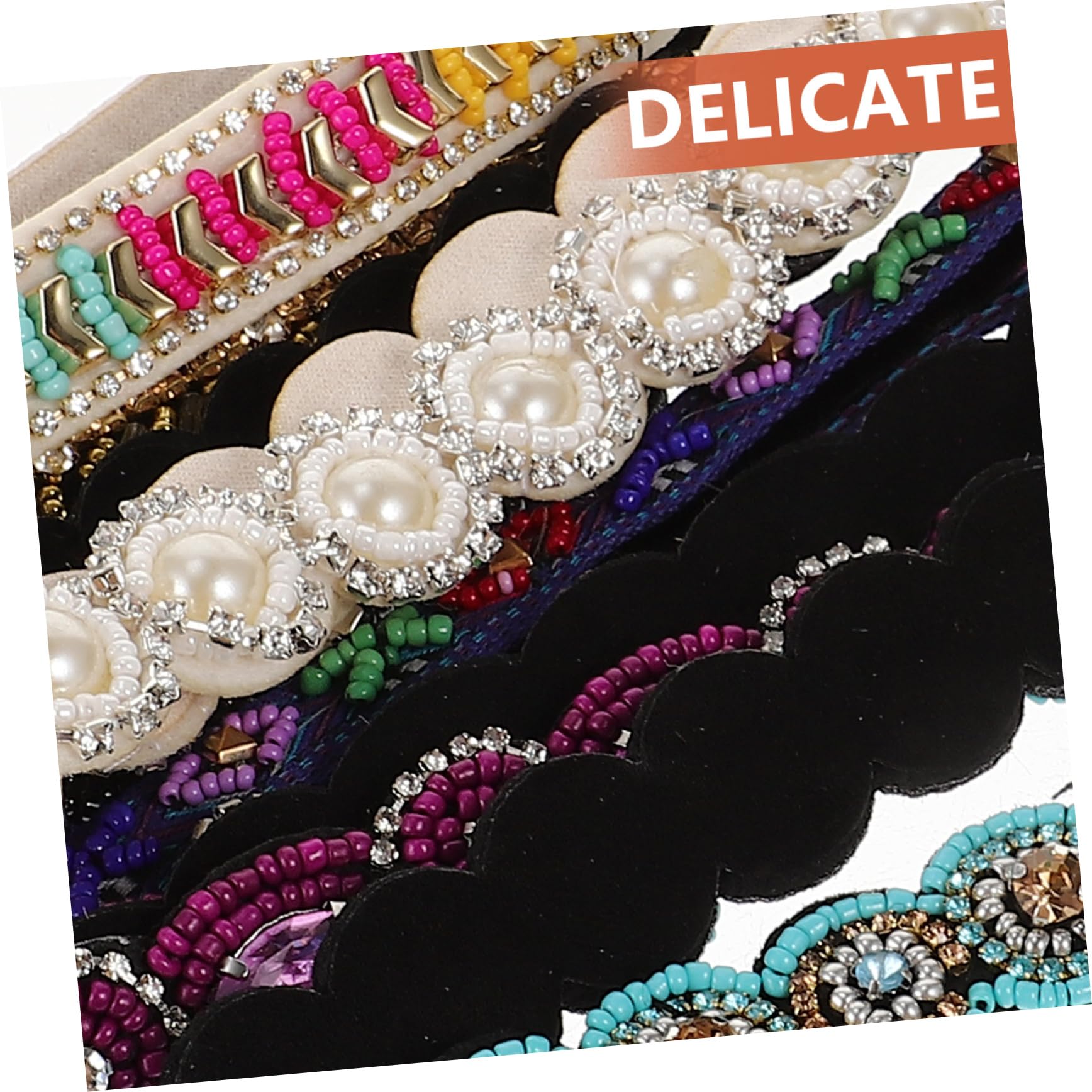 FRCOLOR 14pezzi Fascia Per Accessori Per Cerchietti Elasticizzati in Per Matrimonio e