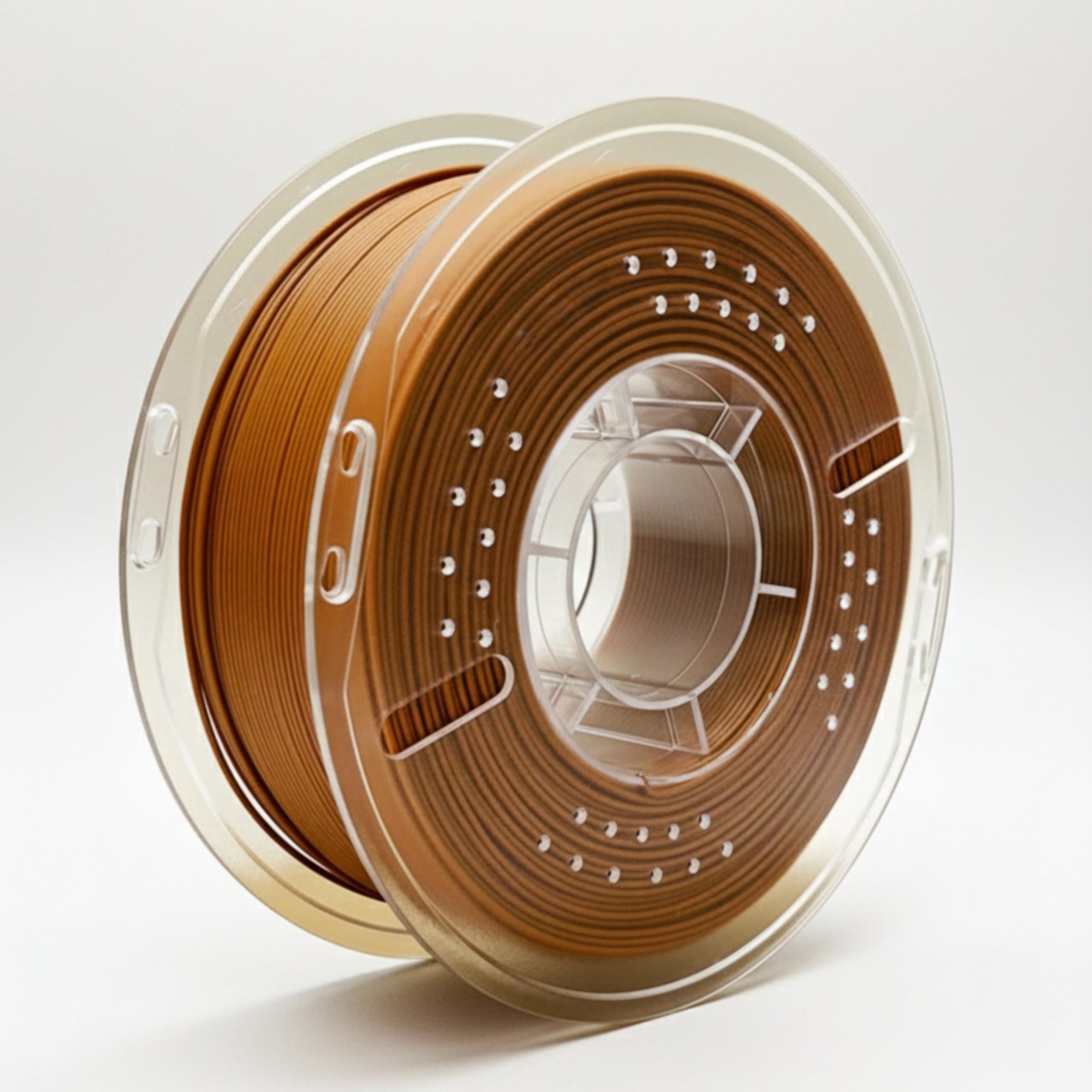 PLA+ Filament 1.75mm (Brown) 1KG,Tougher and Stronger 3D Printer Filament Pro Dimensional Accuracy +/- 0.02mm, 1kg Spool(2.2lbs) Fits for Almost All FDM 3D Printers.