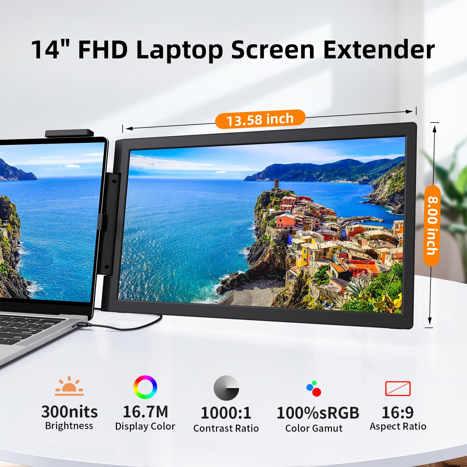 Amazon.co.jp: MAGICRAVEN ノートパソコン画面エクステンダー 14インチ