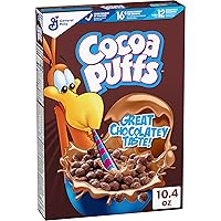 Vista 1 de Cocoa Puffs, cereales para el desayuno con sabor a chocolate, fabricados con grano entero, 10.4 oz