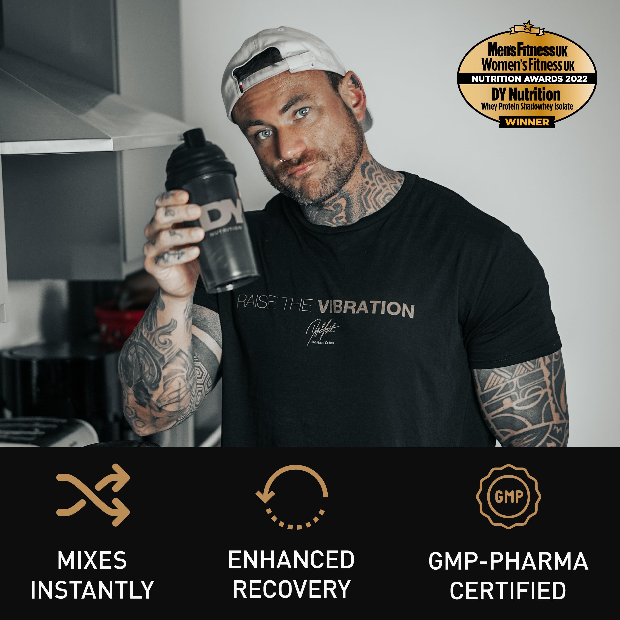 Dorian Yates Nutrition Shadowhey Isolate (2000g) Strawberry - Białka - Izolat białka serwatkowego