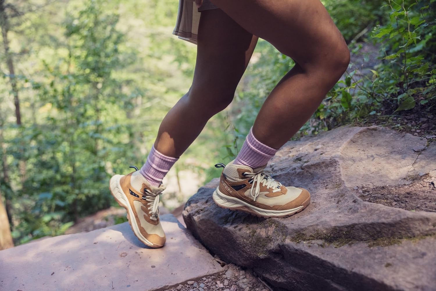 KEEN womens Hightrail Mid Height Durable Lightweight Breathable Leather Waterproof - Image 8