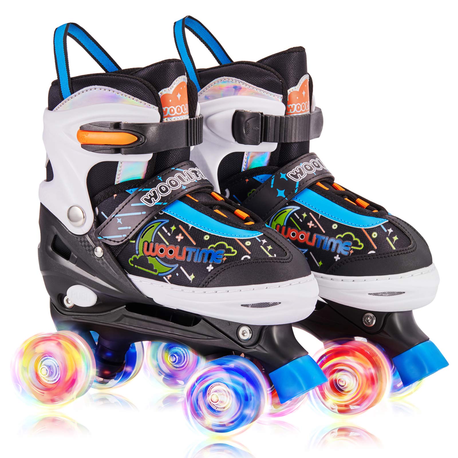 Buy Woolitime Adjustable Roller Skates for Girls and Boys, 4 Size