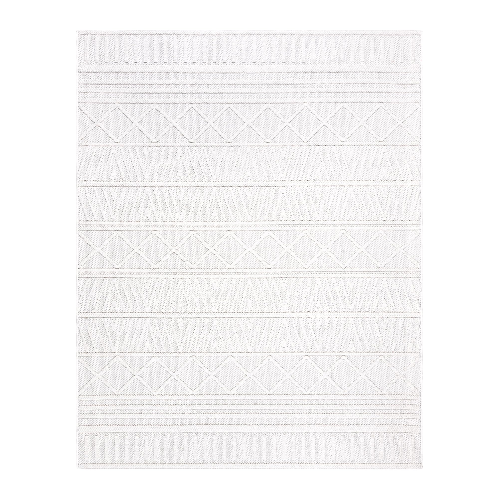 Gertmenian Indoor Boho Area Rug - 6x9 Medium, Durable, Non-Shedding & Stain Resistant, Ideal for High Traffic Areas in Living Room, Bedroom, Dining Room - Lana Cream, 26218