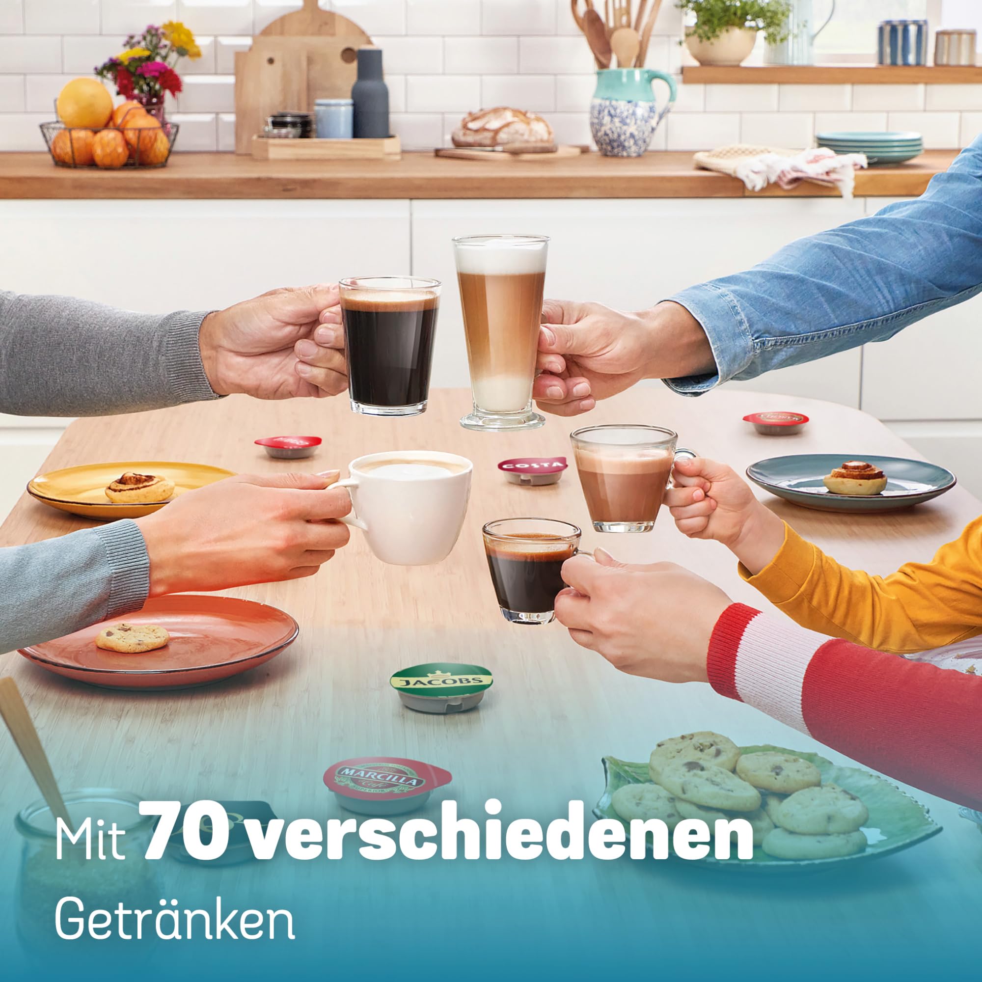 Bosch Tassimo Finesse TAS167P Kapselmaschine 1400 W 70 Getränke