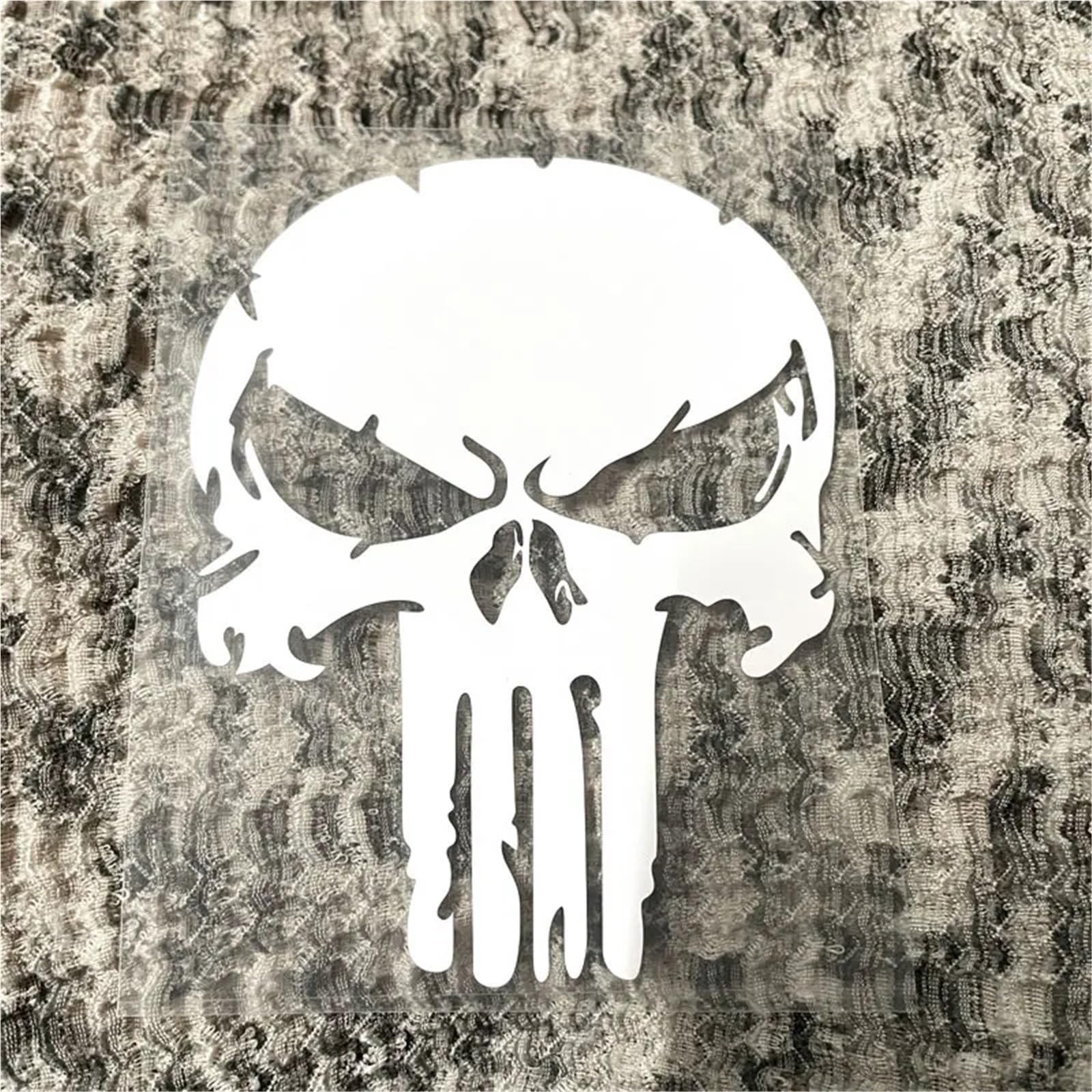 HAfgDJ 1PCSkull Pattern Motorcycle Stickers, Waterproof Decals for Motorbike Fuel Tank, Side Fairings & Helmet Decoration7.7x10CM