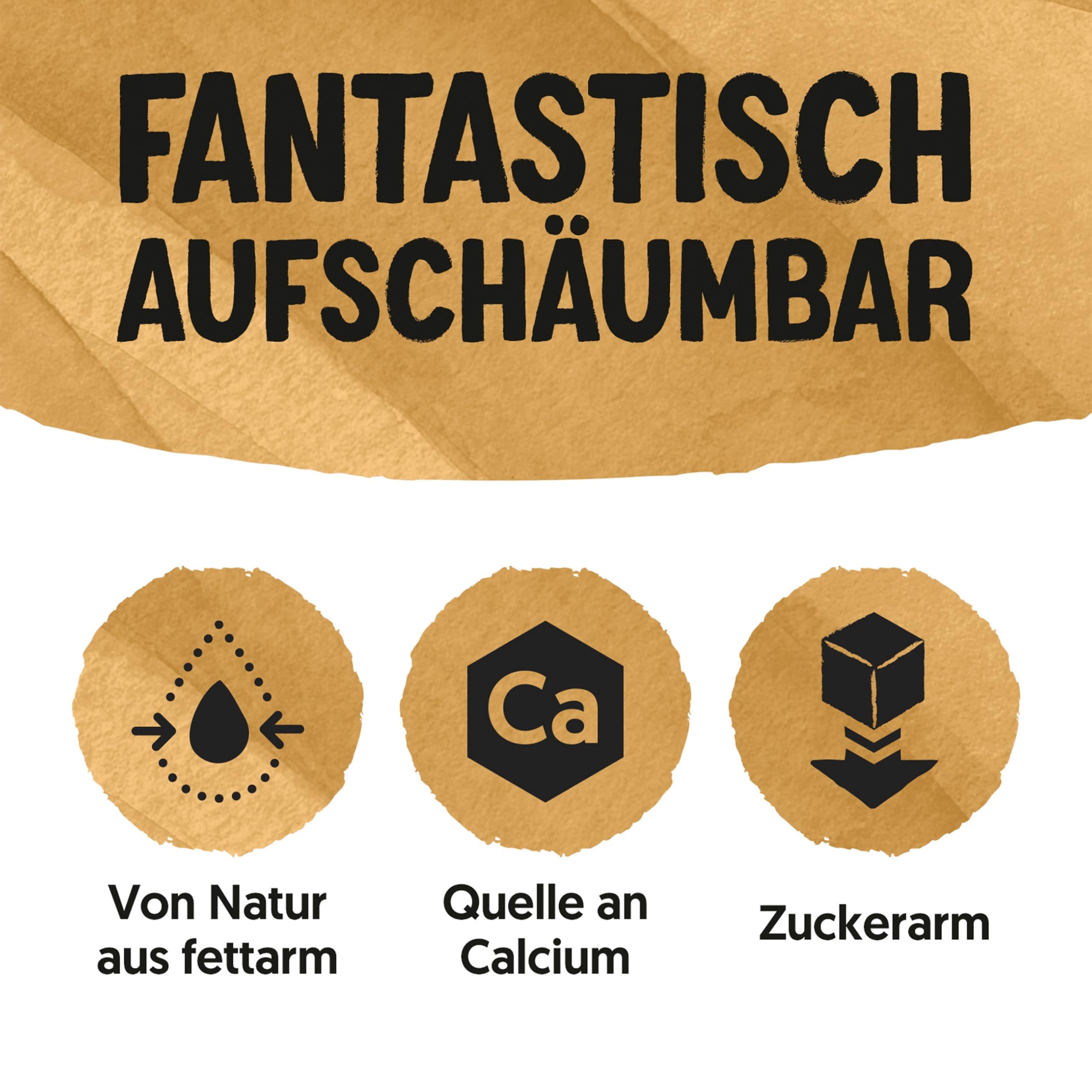 Alpro Barista Mandeldrink, UHT, 8x1L| reich an Ballaststoffen mit Lavazza, Qualità Oro, Kaffeebohnen, mit Aromanoten von Früchten und Blumen, Kaffeebohnen, Intensität 5/10, Mittlere Röstung, 1 kg