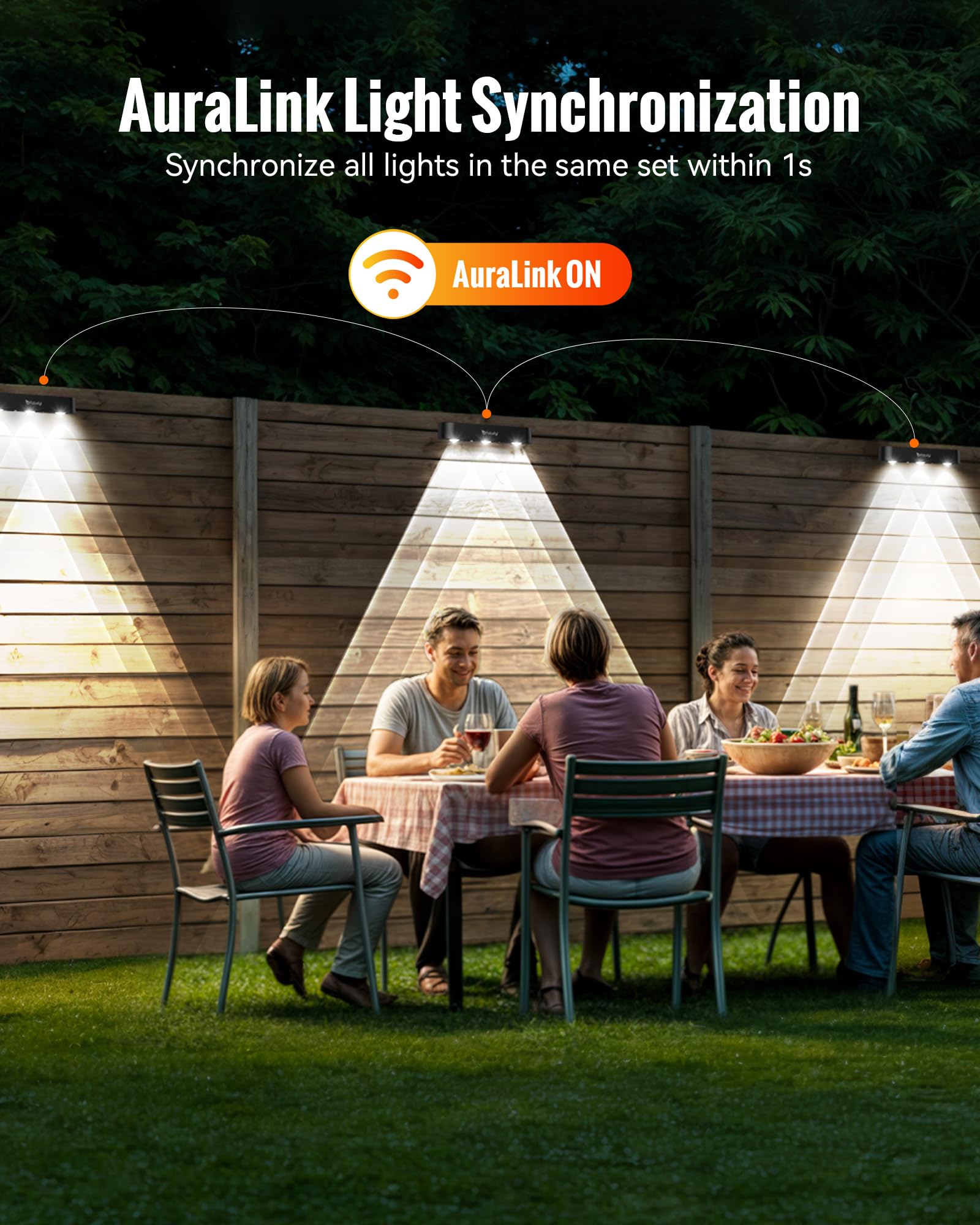Solarlamp voor binnen en buiten, tuin, 4000 lm, hanglamp op zonne