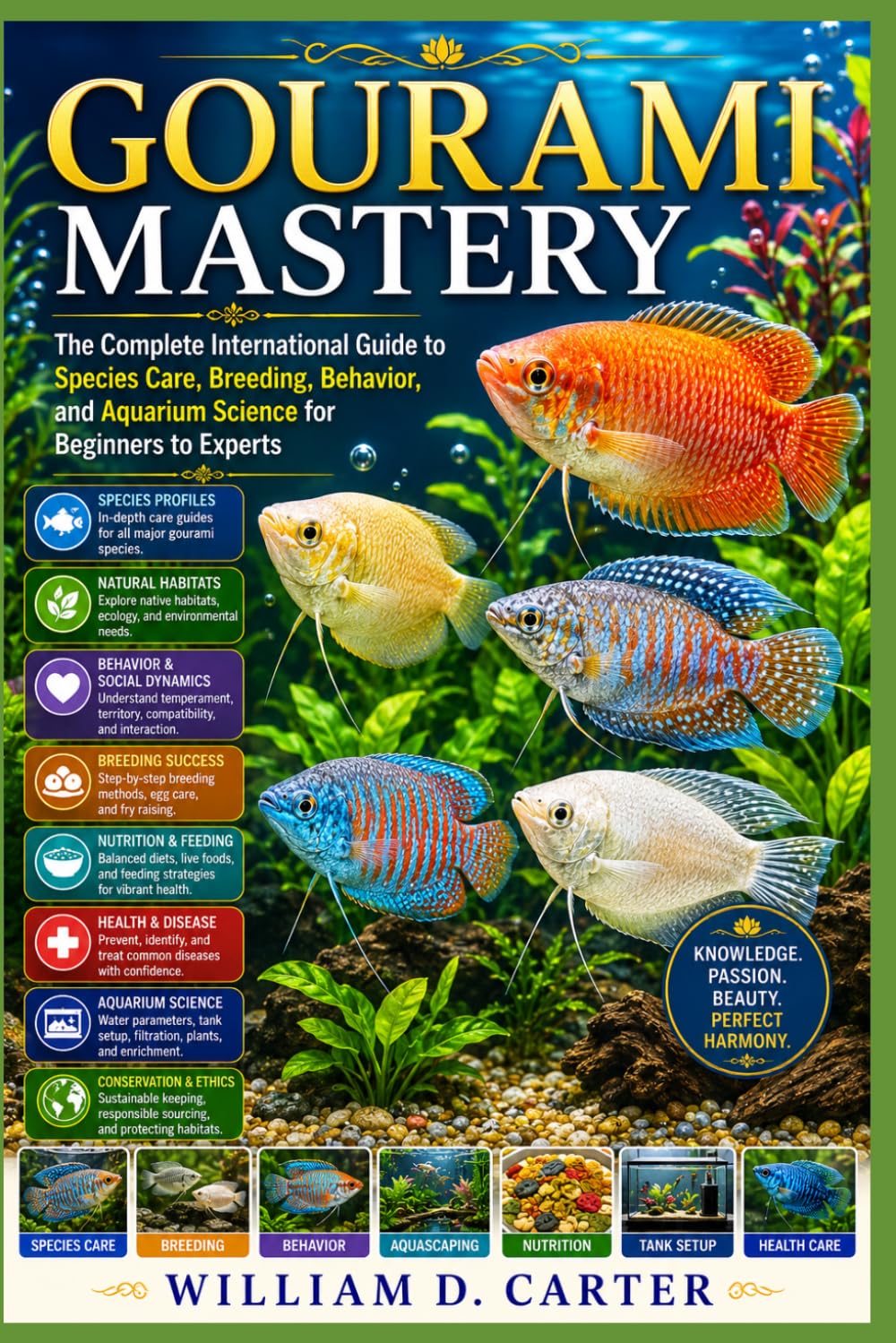 GOURAMI MASTERY: MASTERYThe Complete International Guide to Species Care, Breeding, Behavior, and Aquarium Science for Beginners to Experts