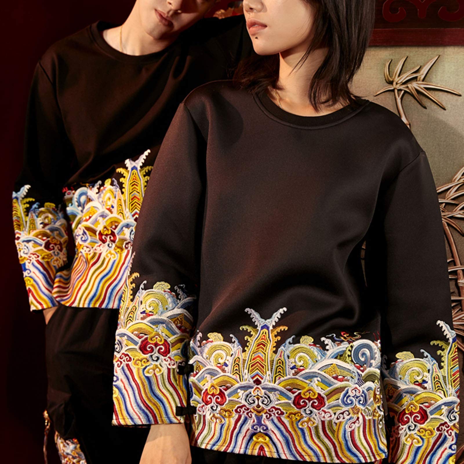 Haftowana bluza z kapturem z wodą morską Cliff męska bluza z kapturem sweter precyzyjny haft, aby przywrócić wzór S-4XL, 7 rozmiarów nadaje się do szkoły, na imprezę, dla rodziny, na zewnątrz, codzienne ubrania