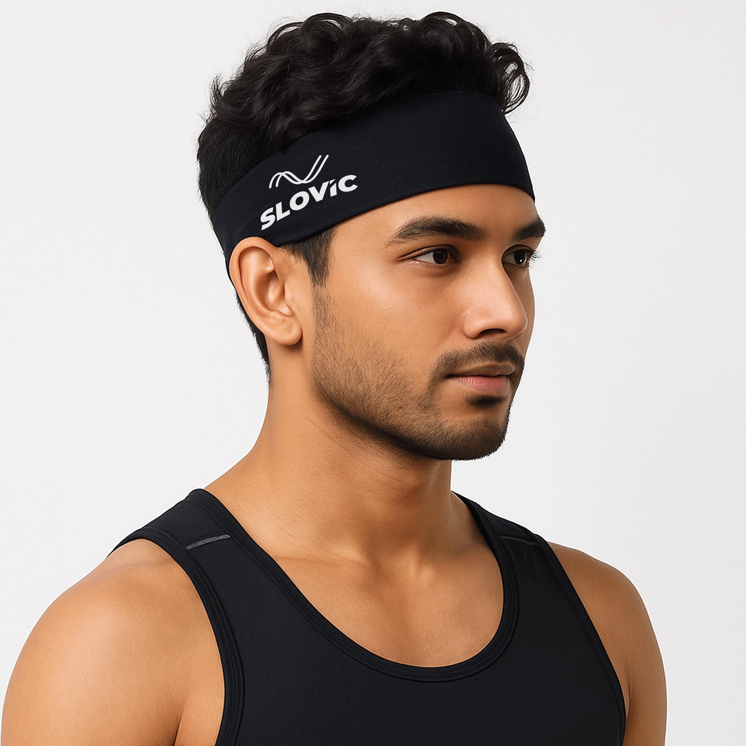 Slovic Sports Head Band for Men & Women | Stretchable Polyester Blend Hair Bands for Women & Men | Breathable & Non Slip Material | Ideal for Running, Gym & Sports-picture-52